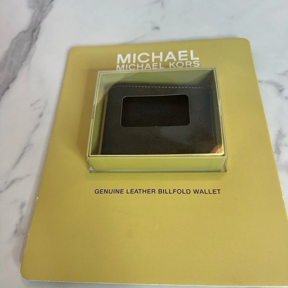 Michael Kors Genuine Leather Bifold Wallet